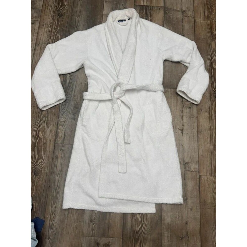 Midi length white robe